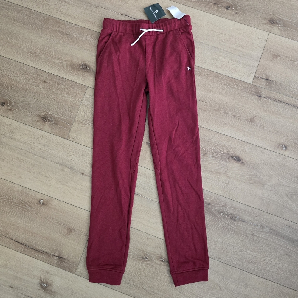 B By Brooks Brothers Big Boys Fleece Drawstring Jogger Pants